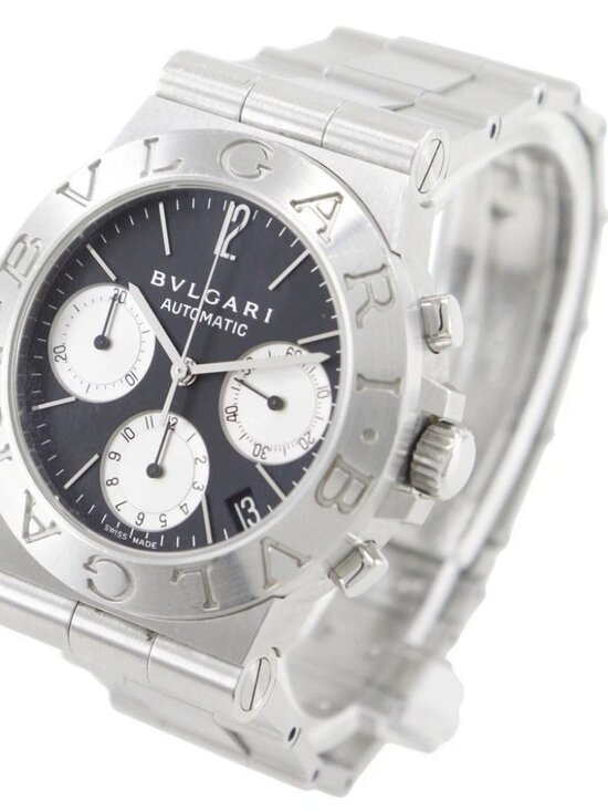 BVLGARI Diagono Sports Watches CH35S black/Silver blackDial Stainless Stee... main image 12
